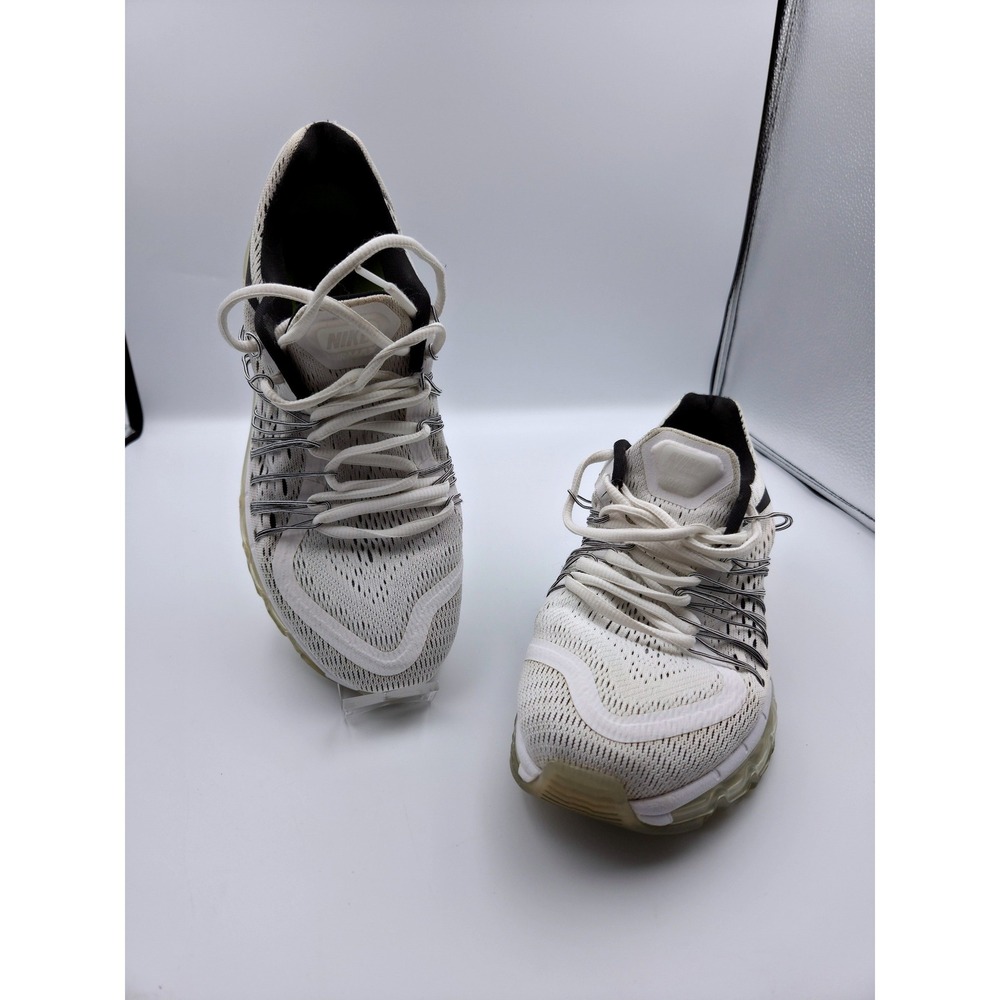 Nike Air Max 698903-101 Running Shoes Women's 7 White Black Classic Tennis Shoes
